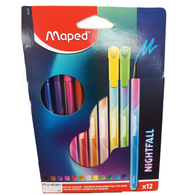 MAPED - PLUMON NIGHTFALL X 12 REF. 844400 MAPED