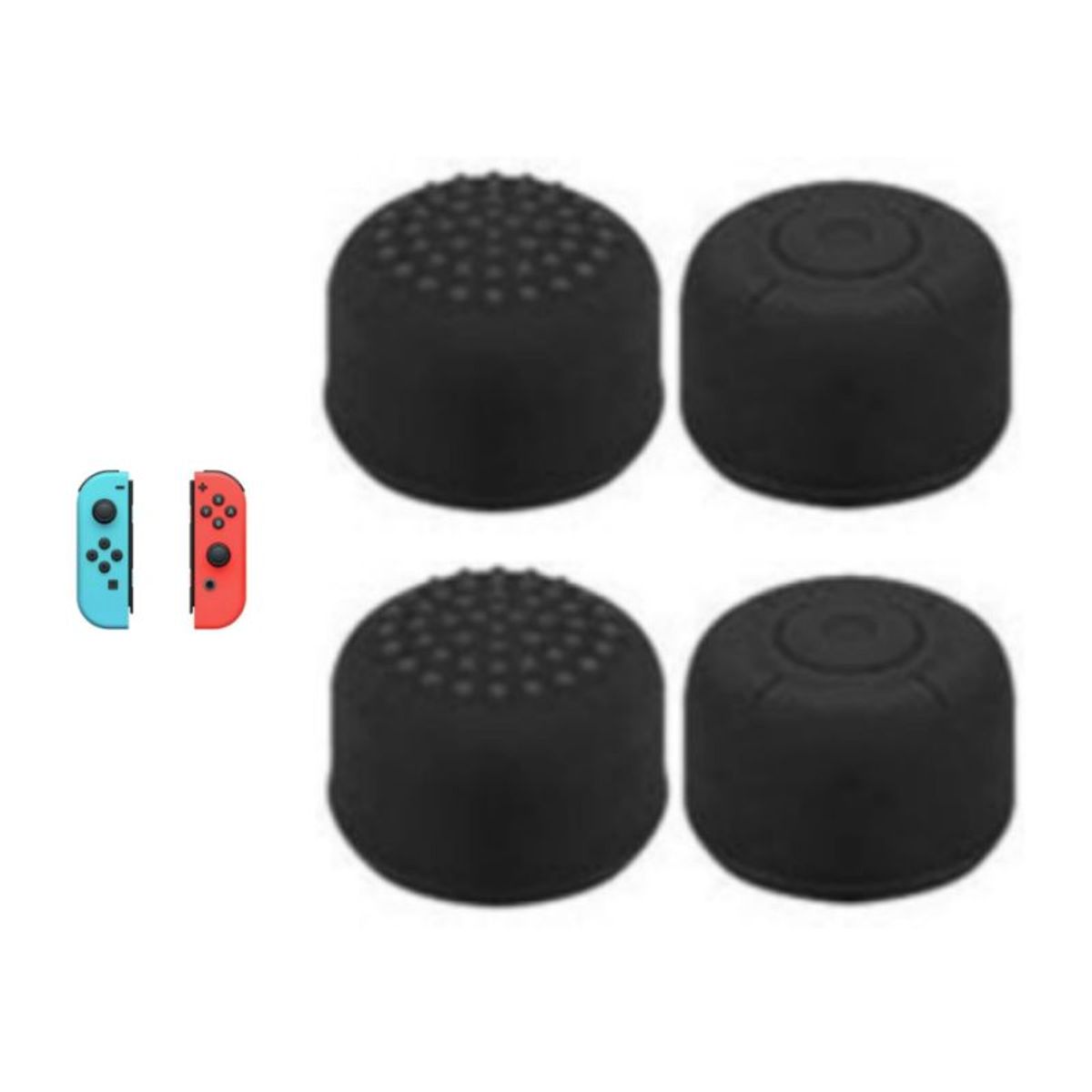 GENERICO - x4 Cubierta Stick Grips para Nintendo Switch  Oled  Lite