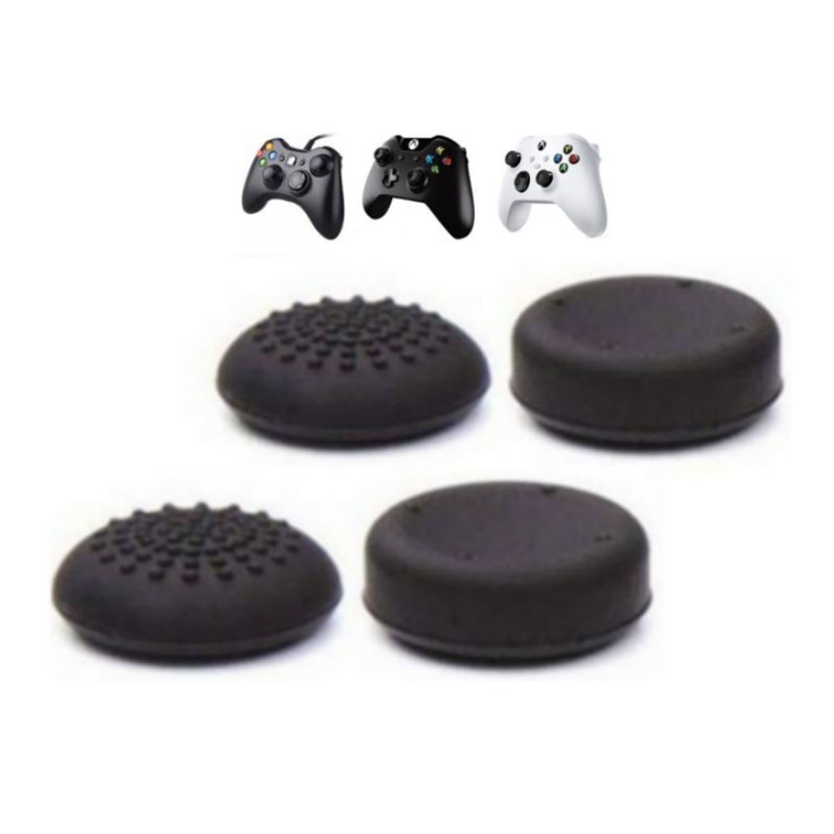 GENERICO - x4 Cubierta Stick Goma Grips Joystick para Sony Ps4 Ps5