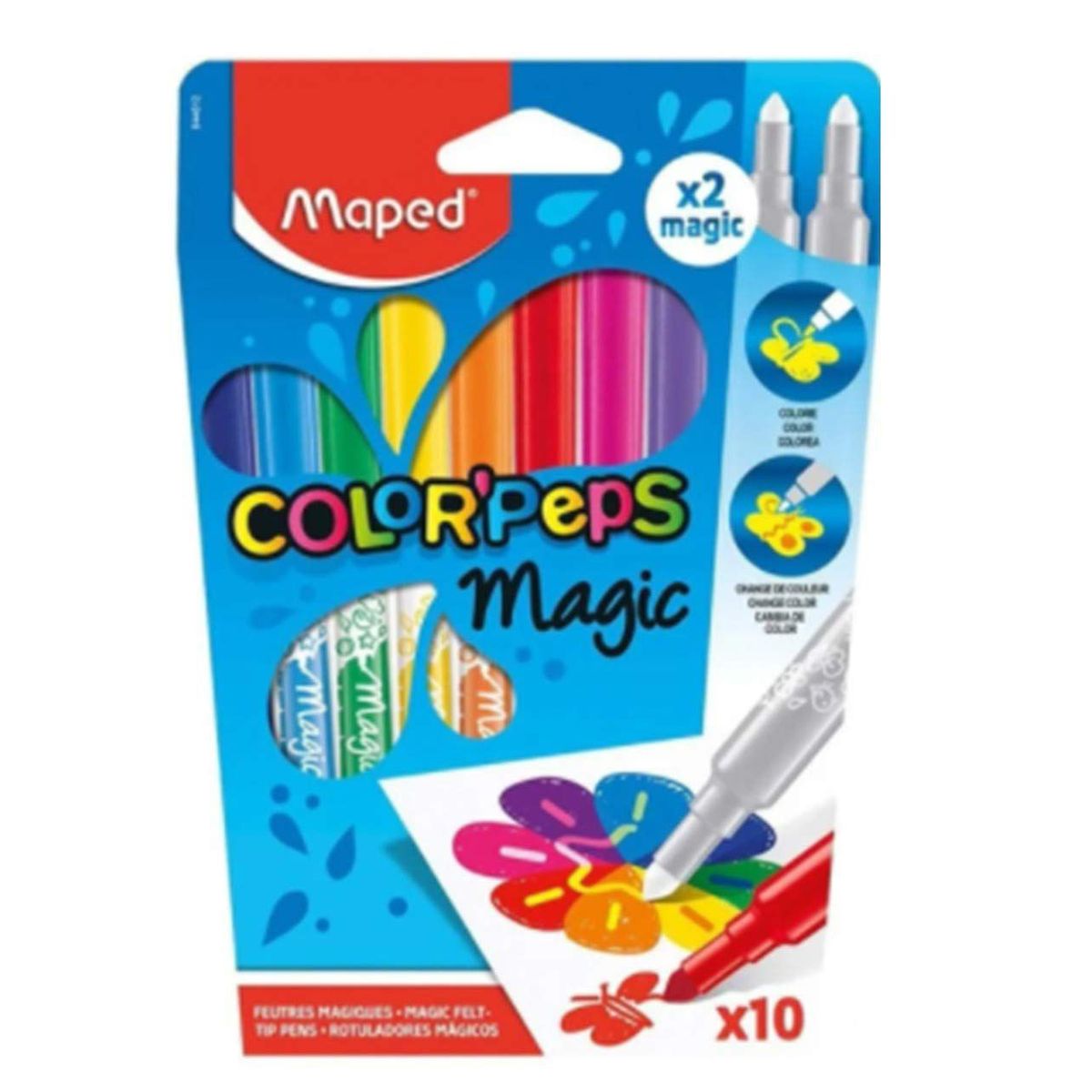 MAPED - PLUMON COLOR PEPS MAGIC X 10 REF. 844612 MAPED