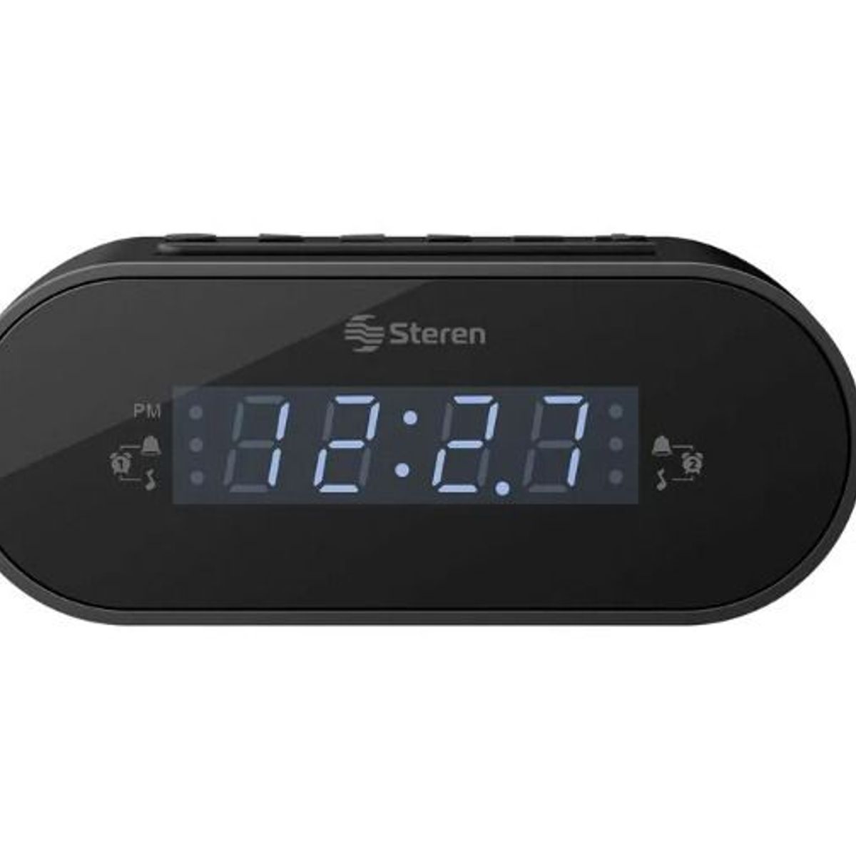 STEREN - Radio Reloj Despertador Digital Fm Steren Clk-240