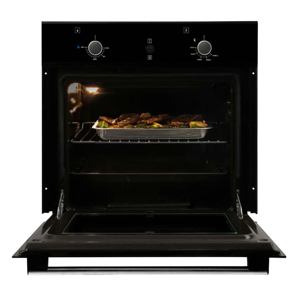 CHALLENGER - Horno Challenger Empotrar 60cm Negro -  HG 2560 NEGRO