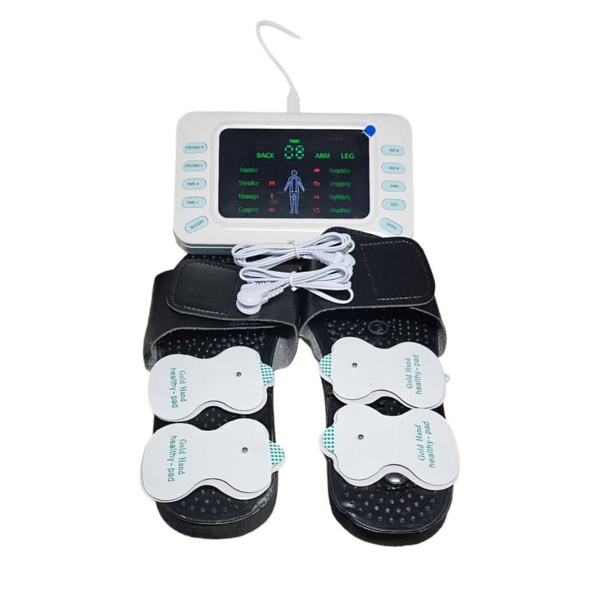 GENERAL - Gimnasia Estimulador Inalambrico 8 Electrodos + Sandalias