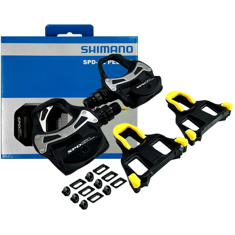 SHIMANO - Pedales Ruta Shimano R550 Con Calas Ciclismo