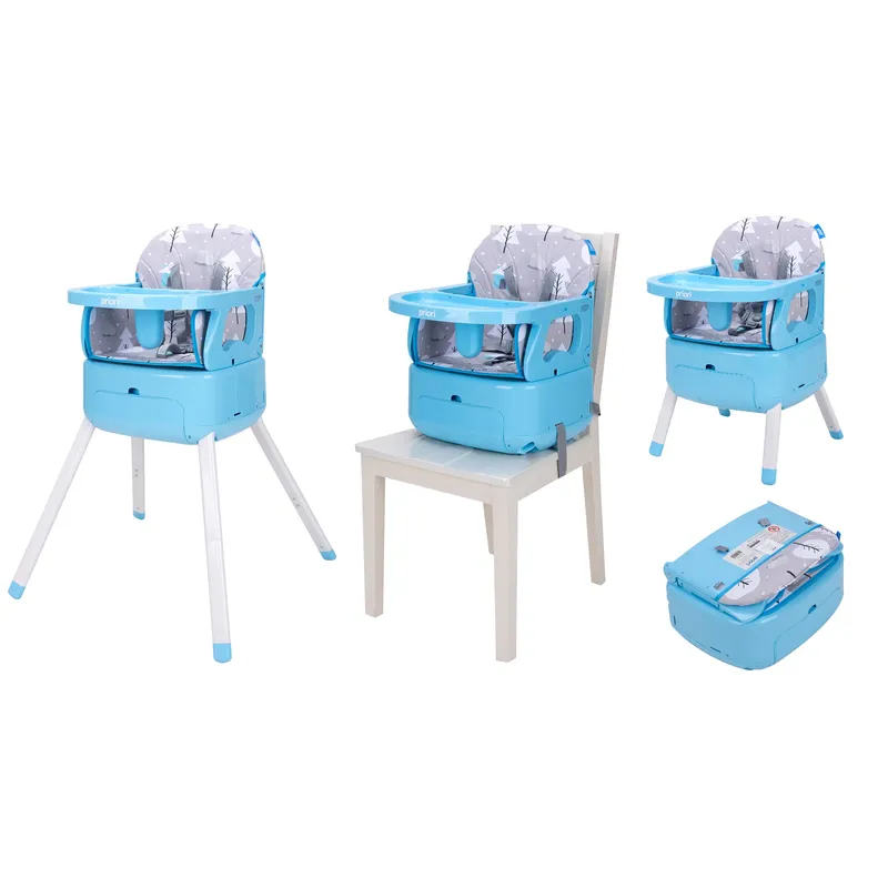 PRIORI - Comedor Plegable Portatil Bebé Bony 3 En 1 Priori Azul