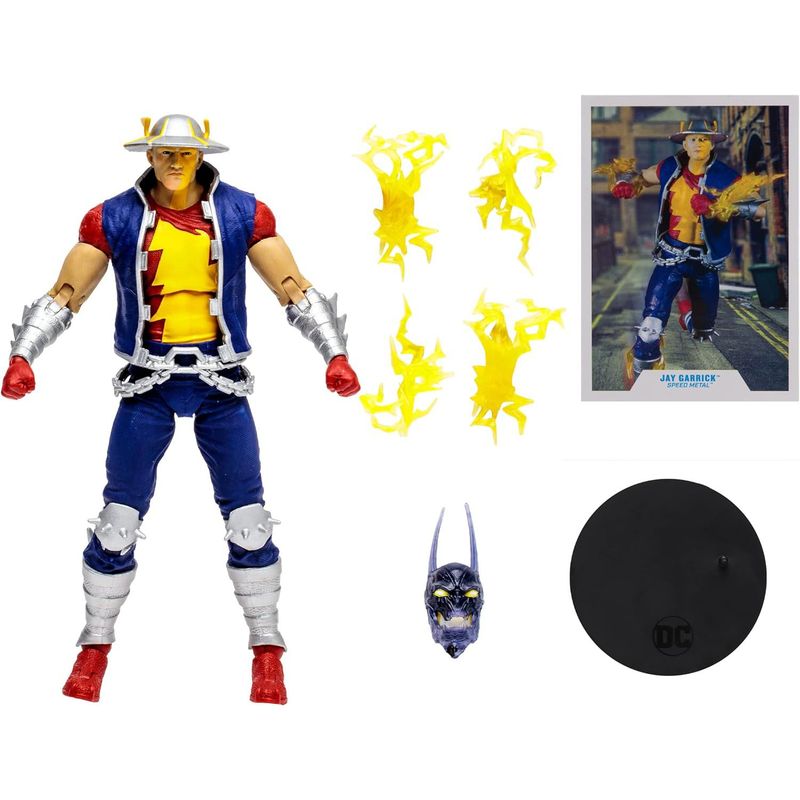 HASBRO - Jay Garrick Figura Acción Flash Speed Dc Mcfarlane Toy 18 Cm