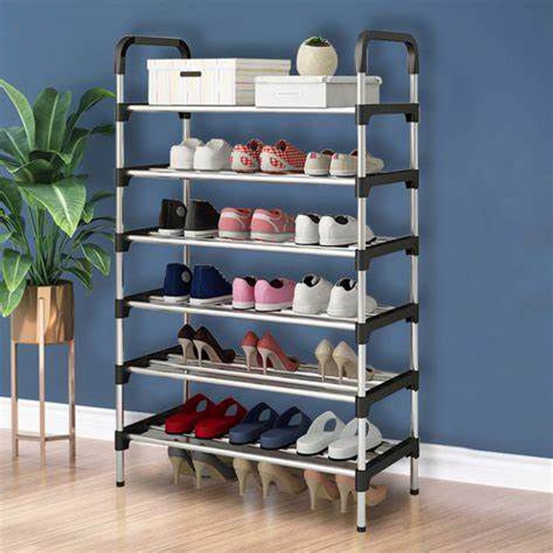 GENERICO - Zapatero 6 niveles Organizador De Zapatos Ajustable