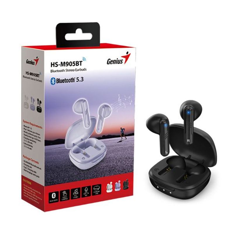 GENIUS - audífonos bluetooth genius hs-m905bt negro