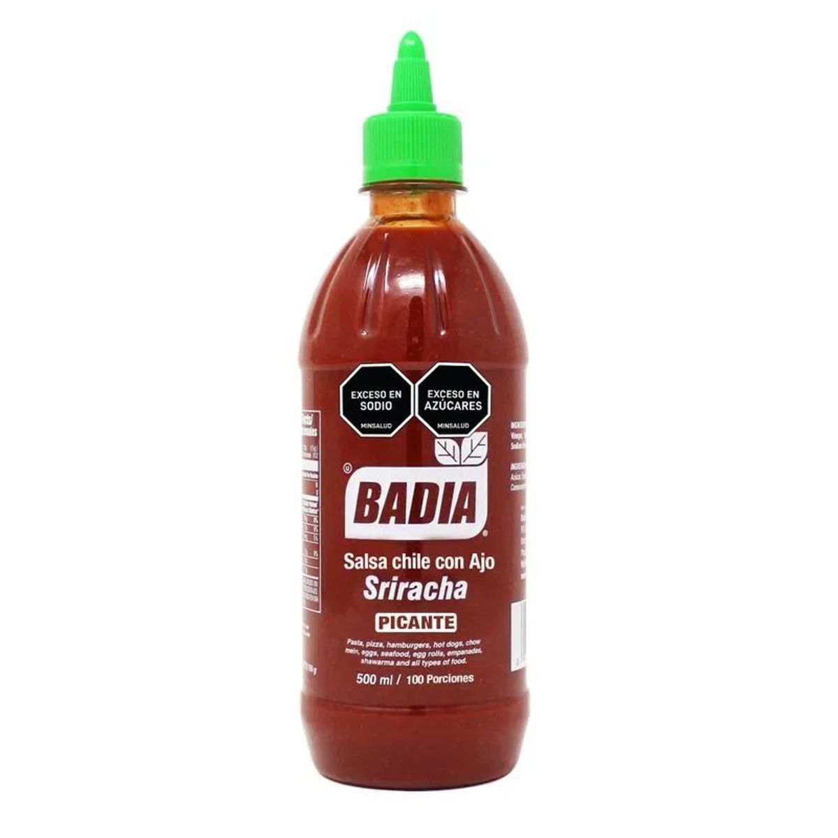 BADIA - Salsa Chile Con Ajo Sriracha Picante Badia X 500ml