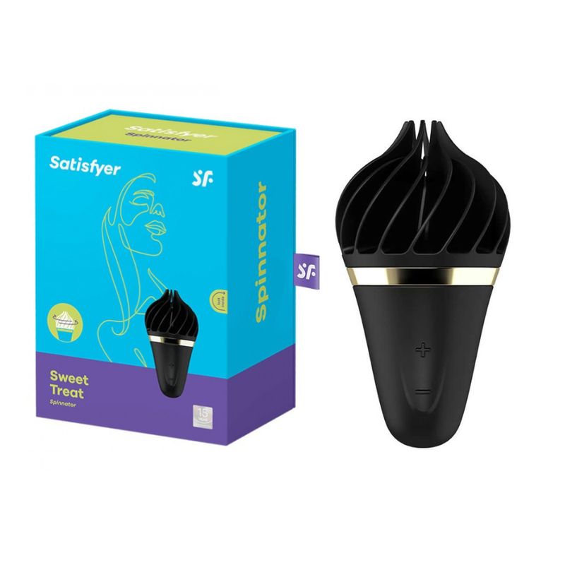 SATISFYER - Estimulador De Clítoris Sweet Treat Negro Satisfyer