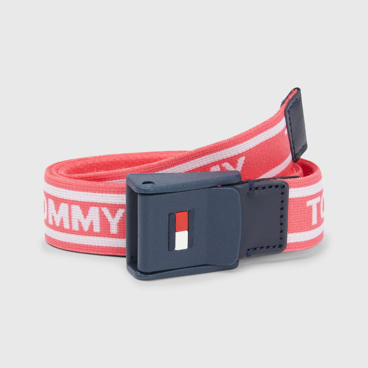 TOMMY HILFIGER - Cinturón De Niños Con Correa Trenzada Unisex Rosa Tommy Hilfiger