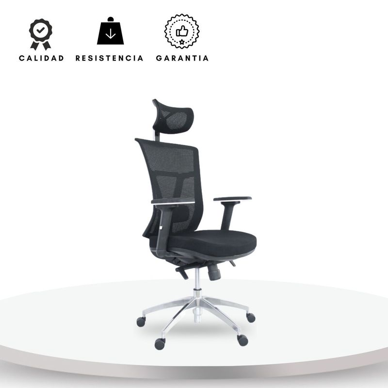 EKONOMODO COLOMBIA - Silla giratoria Osak Premium Negro