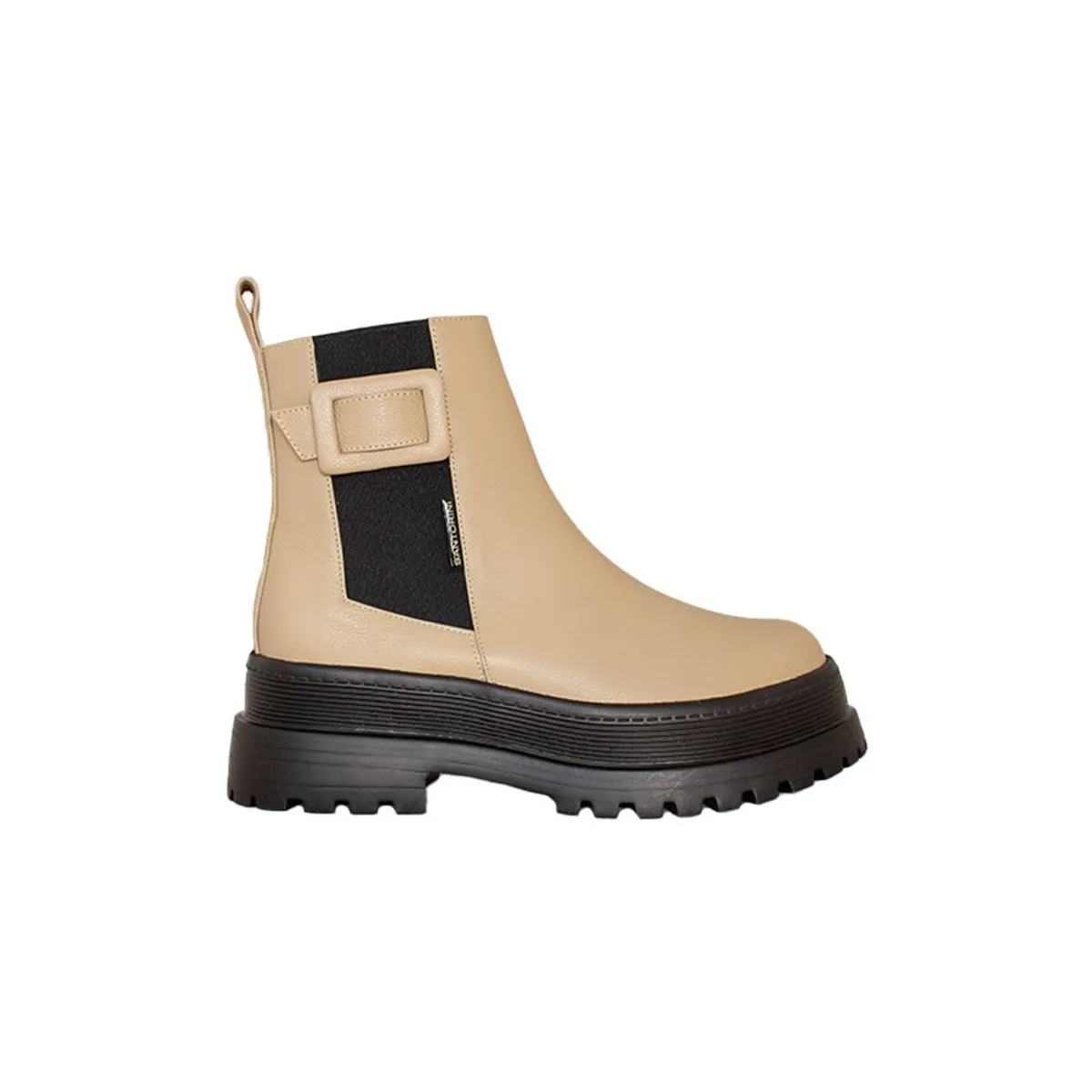 SANTORINI - BOTIN SANTORINI MUJER ARISTA CUERO