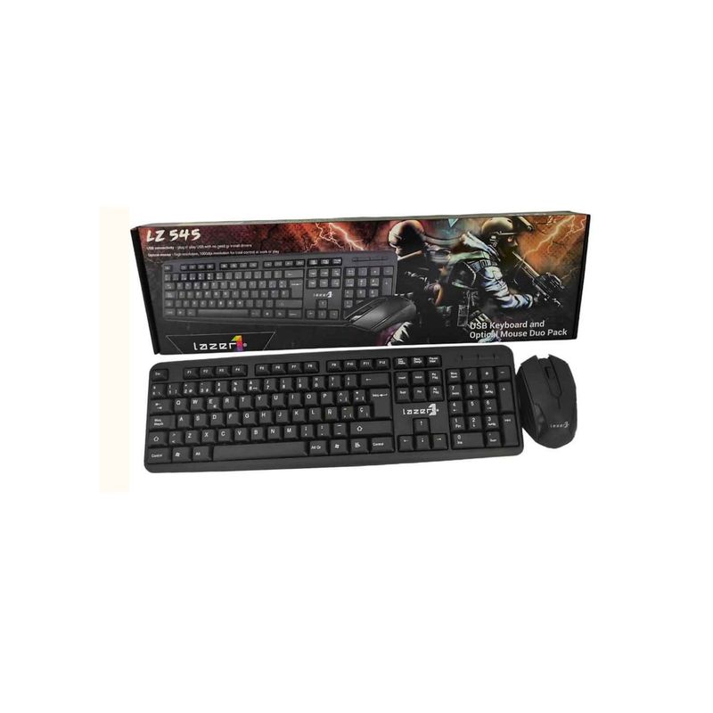 GENERICO - Combo Teclado  Mouse LZ-545 Conexión USB