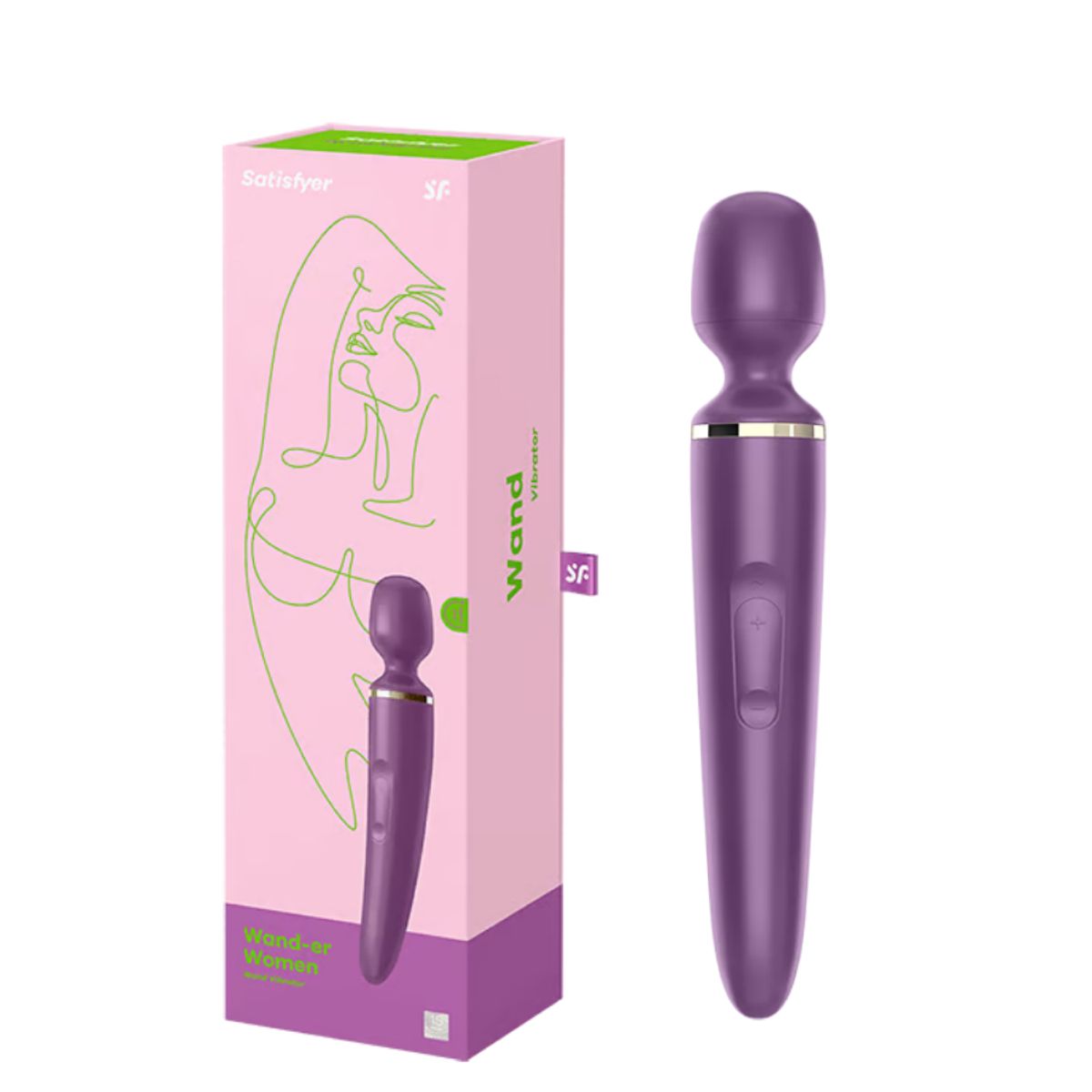 SATISFYER - Vibrador Hitachi Wand-Er Women Morado Satisfyer