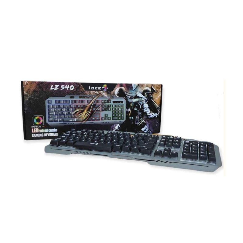 GENERICO - Teclado Gamer Con Luces LED  Teclas Anti-Ghosting