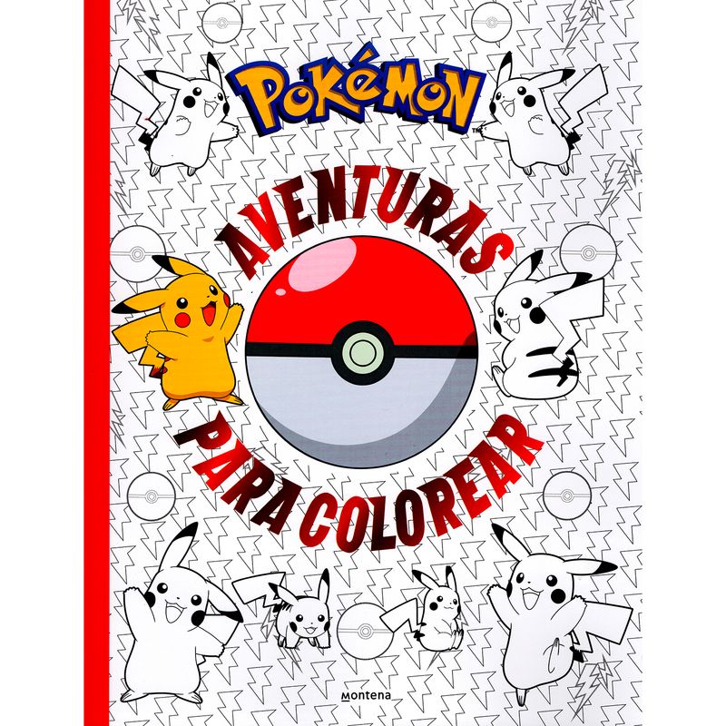 MONTENA - Pokemon. Aventuras Para Colorear