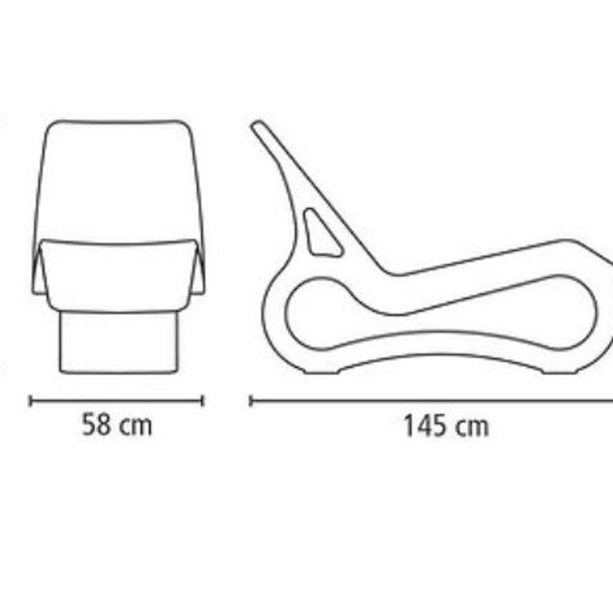 GENERICO - Asoleadora Tumbona silla piscina jardín ref Tiffany