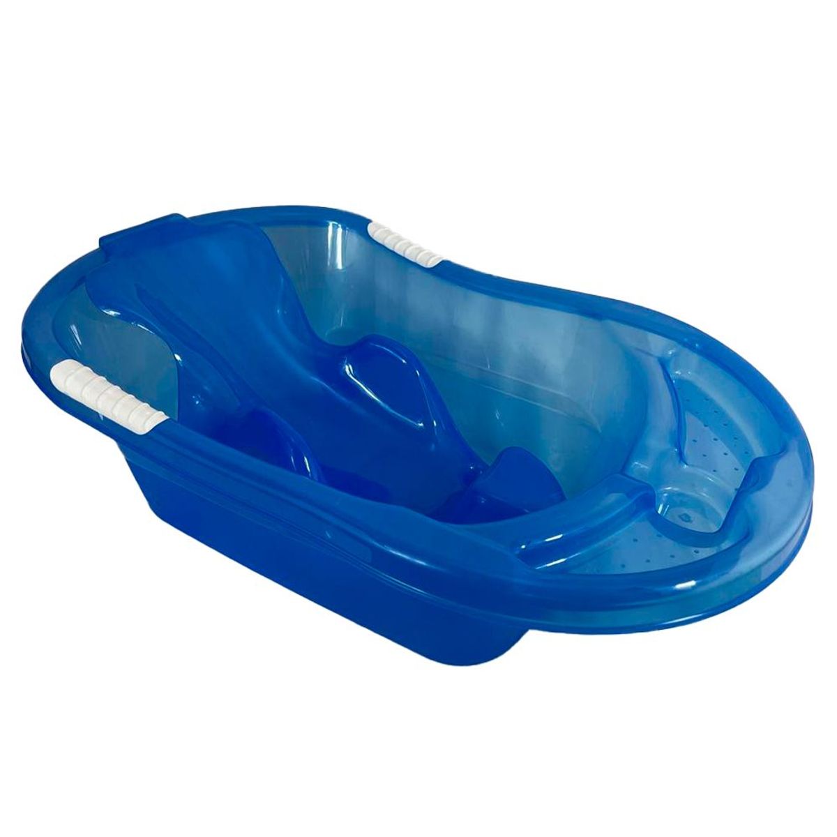 GENERICO - Bañera O Tina De Baño plastico con soporte Para Bebe Azul