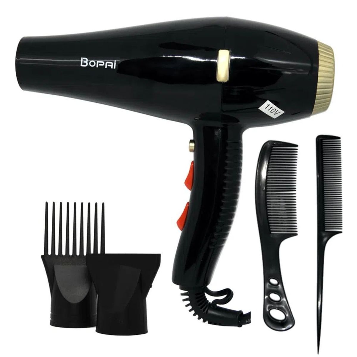 GENERICO - Secador De Pelo Profesional Bopai Bp-8300 Power Max 5000w