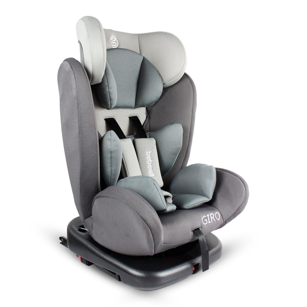 BEBESIT - Sillas para carro bebe   Bebe Isofix 0123 Giro 360  Grupo 0-1-2-3.