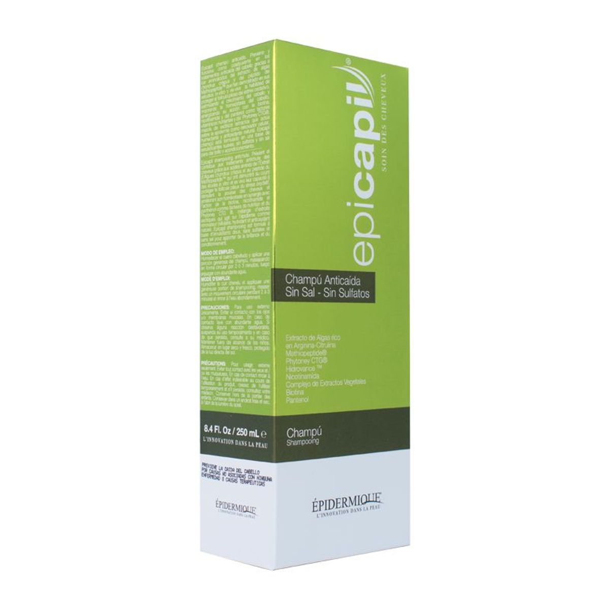 EPIDERMIQUE - Epicapil Champú Anticaída Sin Sal - Sin Sulfatos
