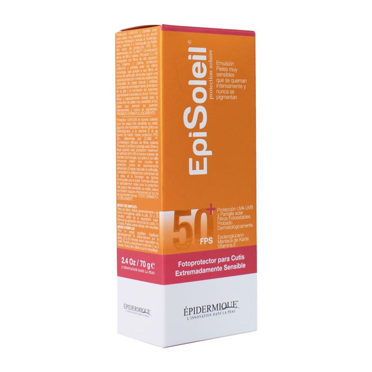 EPIDERMIQUE - EpiSoleil Fotoprotector Cutis Extremadamente Sensible 50