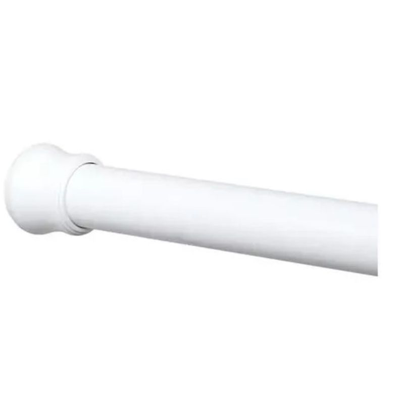 GENERICO - Tubo Barra Colgar Cortina Baño Ajustable Extendible Ducha 1a