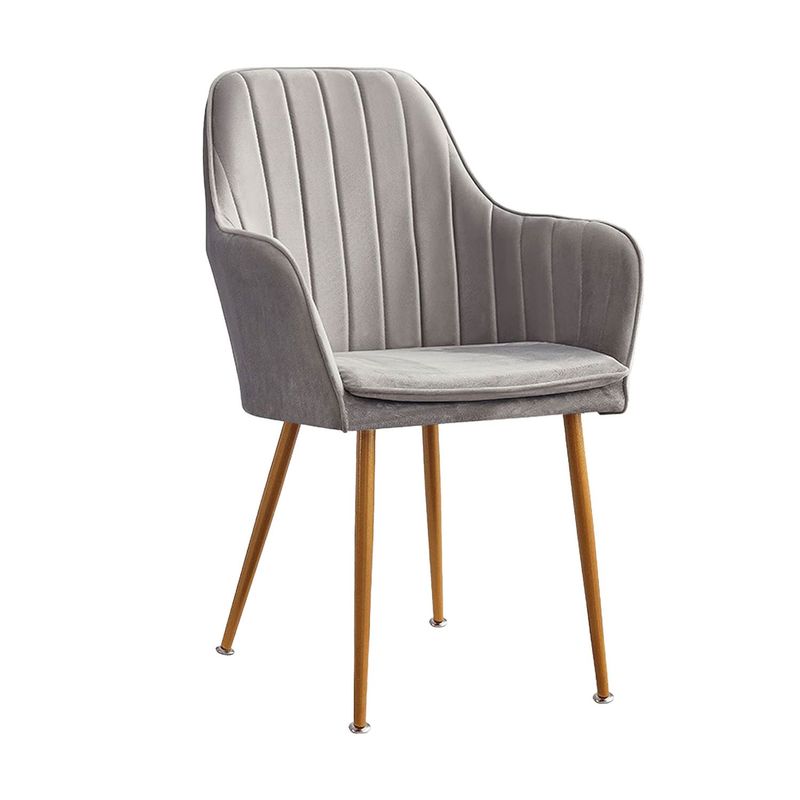 DIMATEX LEON - Silla Decorativa Mueble Sala Comedor Dormitorio Refadela Gris