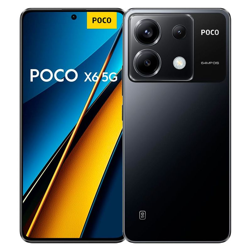 XIAOMI - Celular Xiaomi Poco X6 5G 8RAM 256GB 5100mAh 67w Negro.