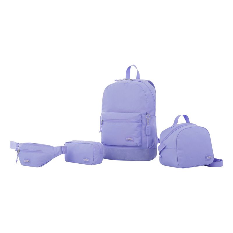 TOTTO - Combo Escolar Totto Pack X4 Estampado