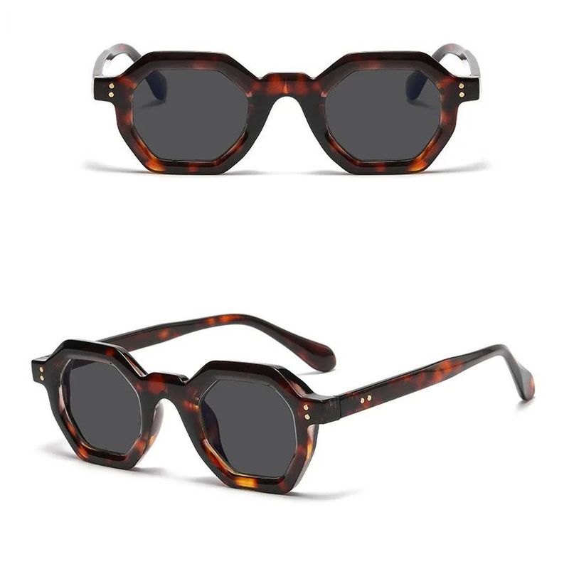 GENERICO - Gafas Lentes De Sol Octagonales
