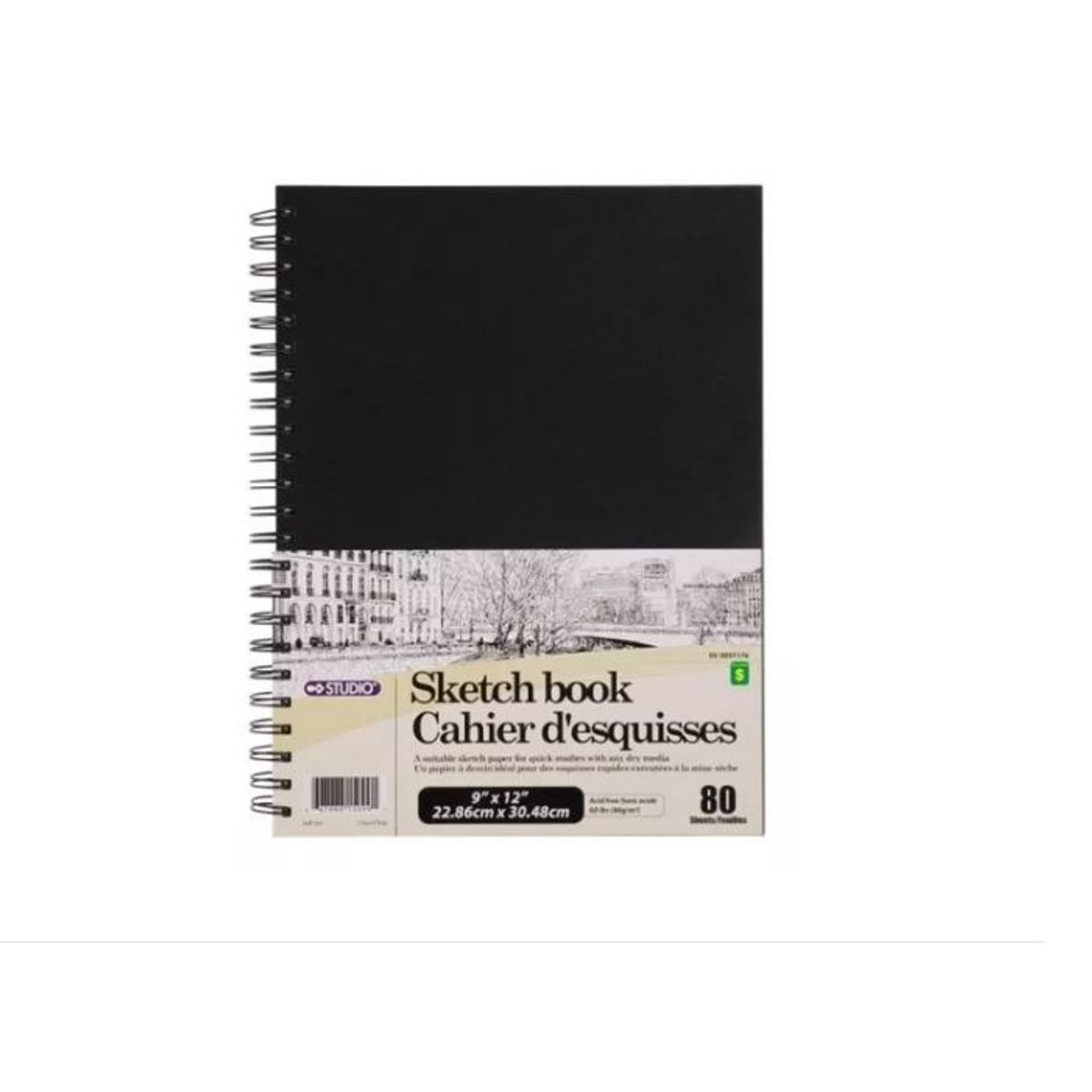 GENERICO - Cuaderno Bloc Bocetos Argollado Libro Diseño Arte Dibujo