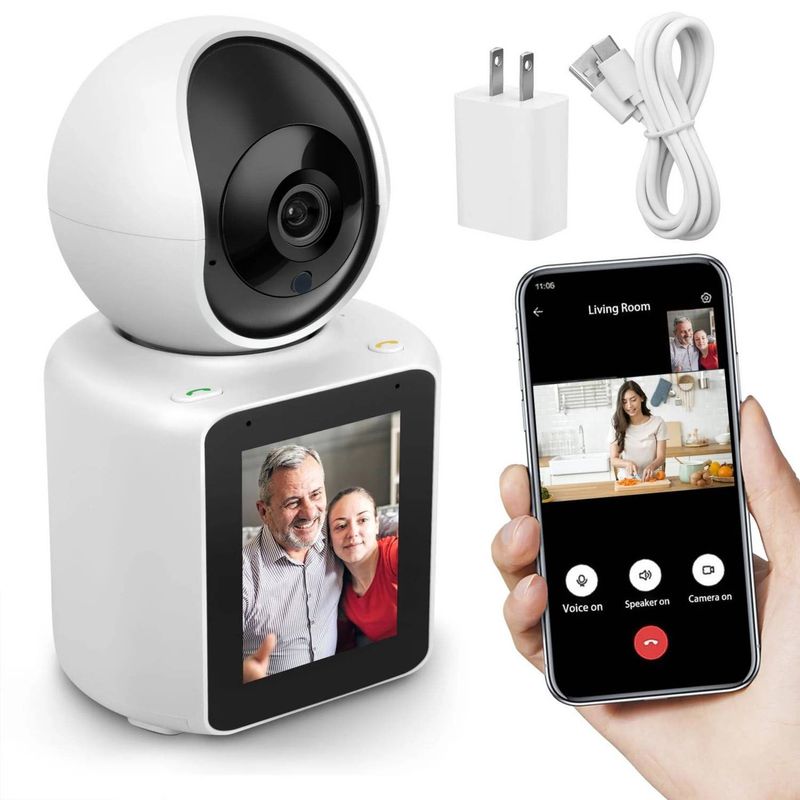 ONE PIXEL - Camara Seguridad PTZ 360º Con Pantalla Funcional