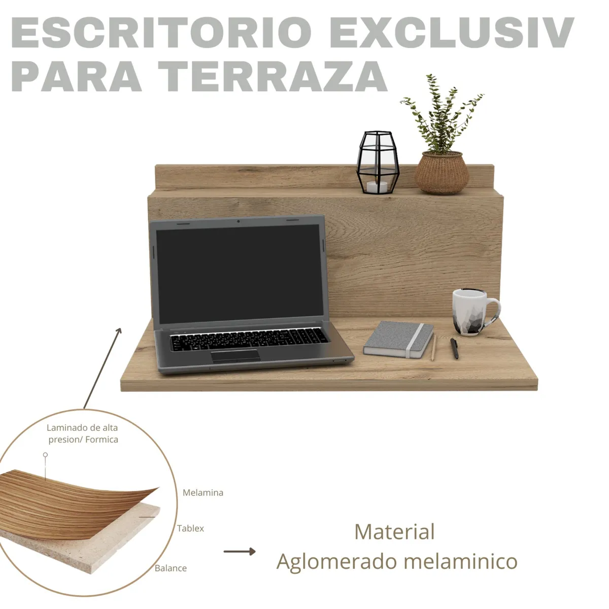EKONOMODO COLOMBIA - Escritorio Exclusiv Para Terraza Duna