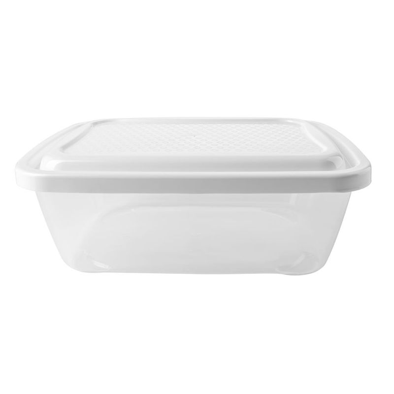 ESTRA - Recipiente Basico Rectangular 12L Blanco