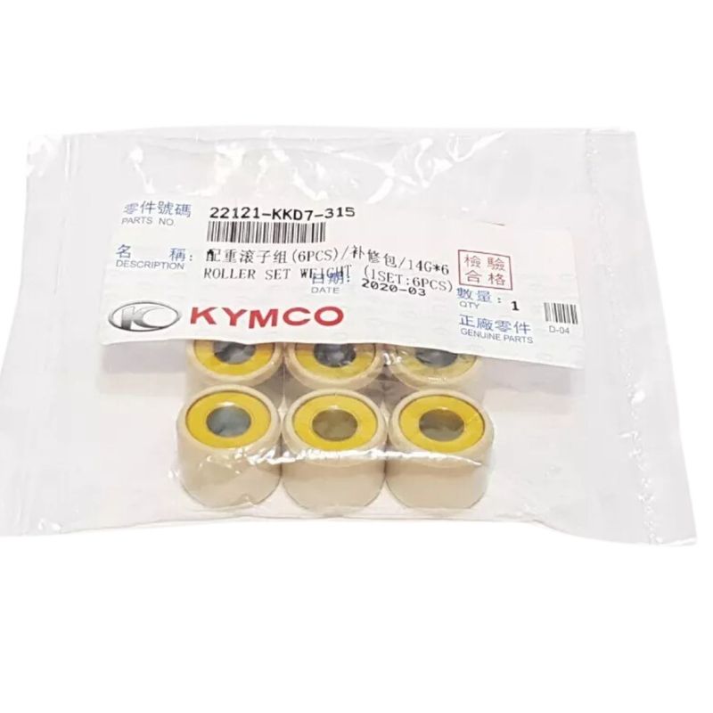GENERICO - JUEGO DE DADOS KYMKO AGILITY 125 ORIGINAL