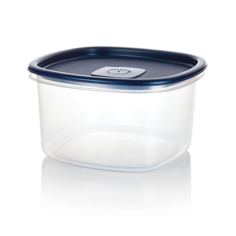 ESTRA - Recipiente  Plastico Cuadrado 2.5L Azul noche