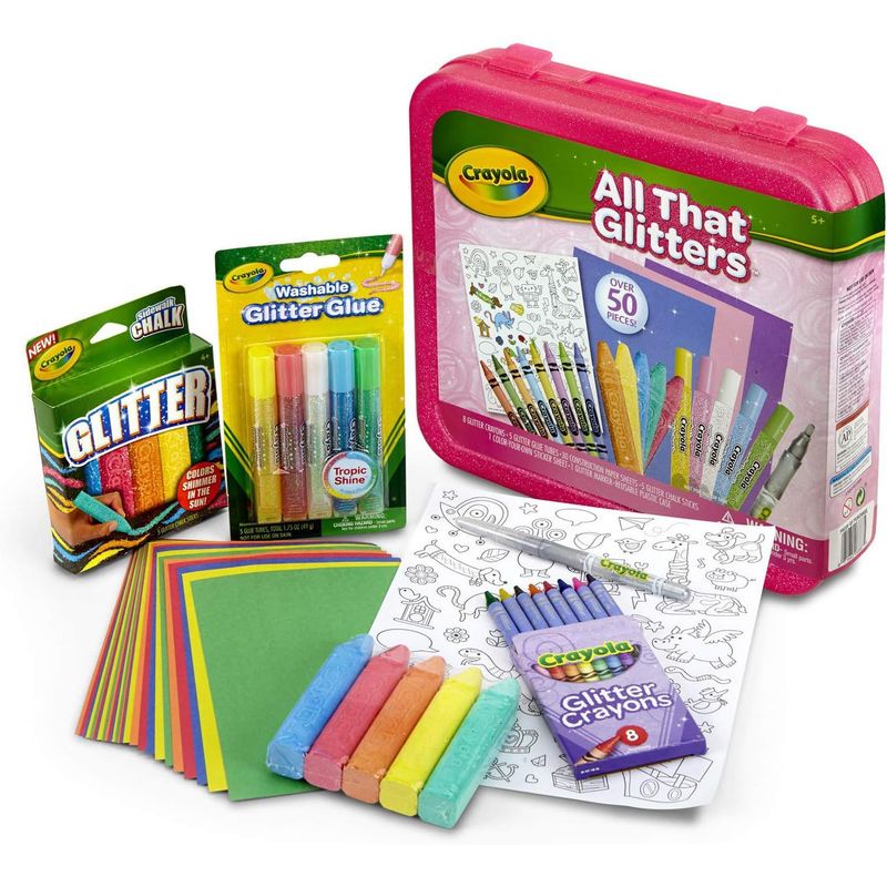 CRAYOLA - Crayola Estuche De Arte Todo Lo Que Brilla Juego Para Color