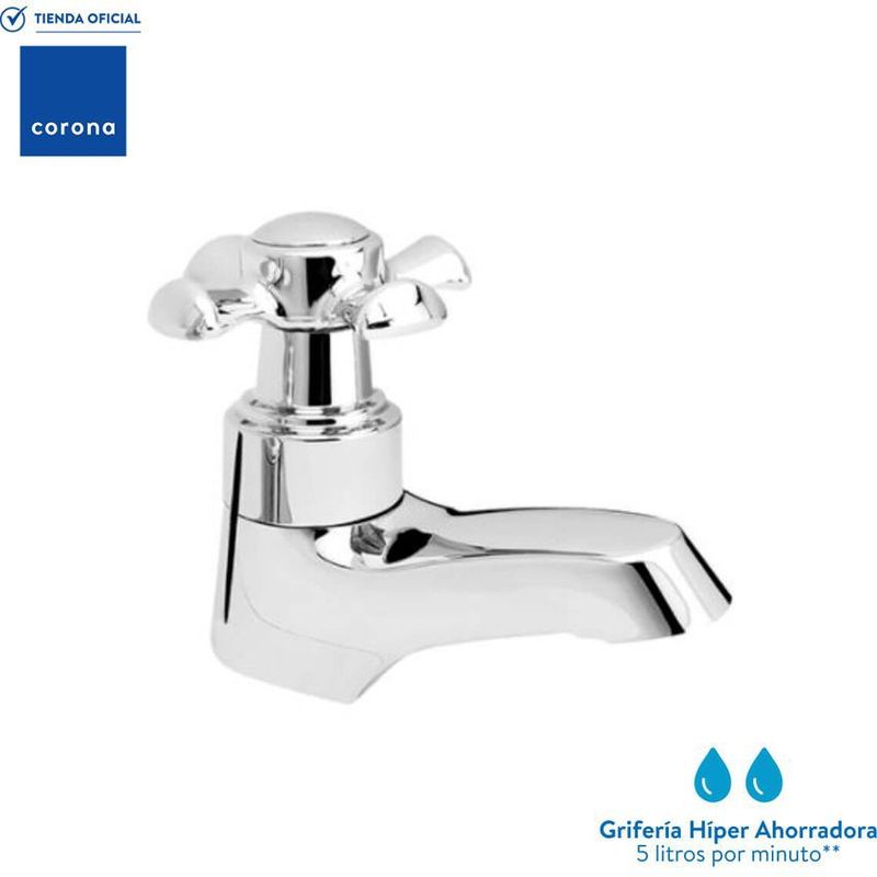 GRIVAL - Griferia grival lavamanos baño individual balta cruceta