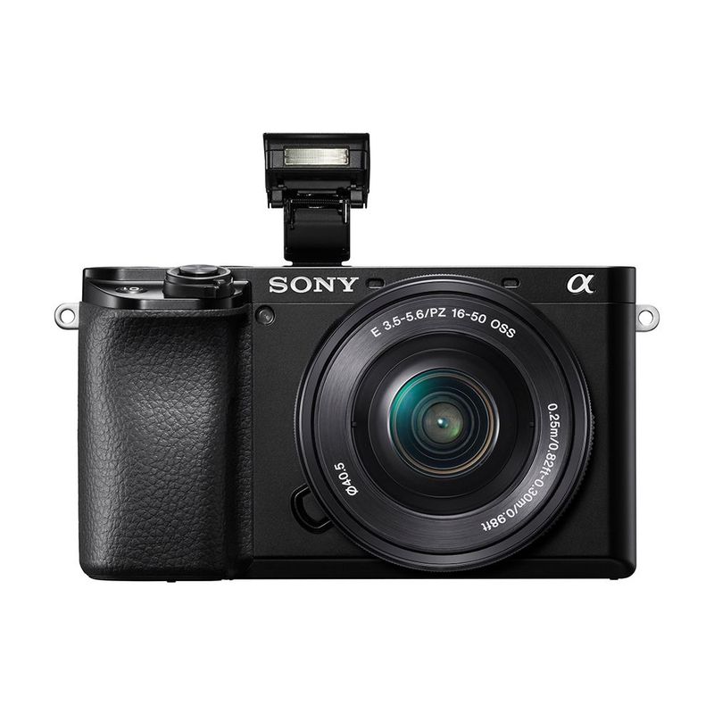 SONY - Cámara profesional Sony de 24.2 MP - Montura E - ILCE-6100L