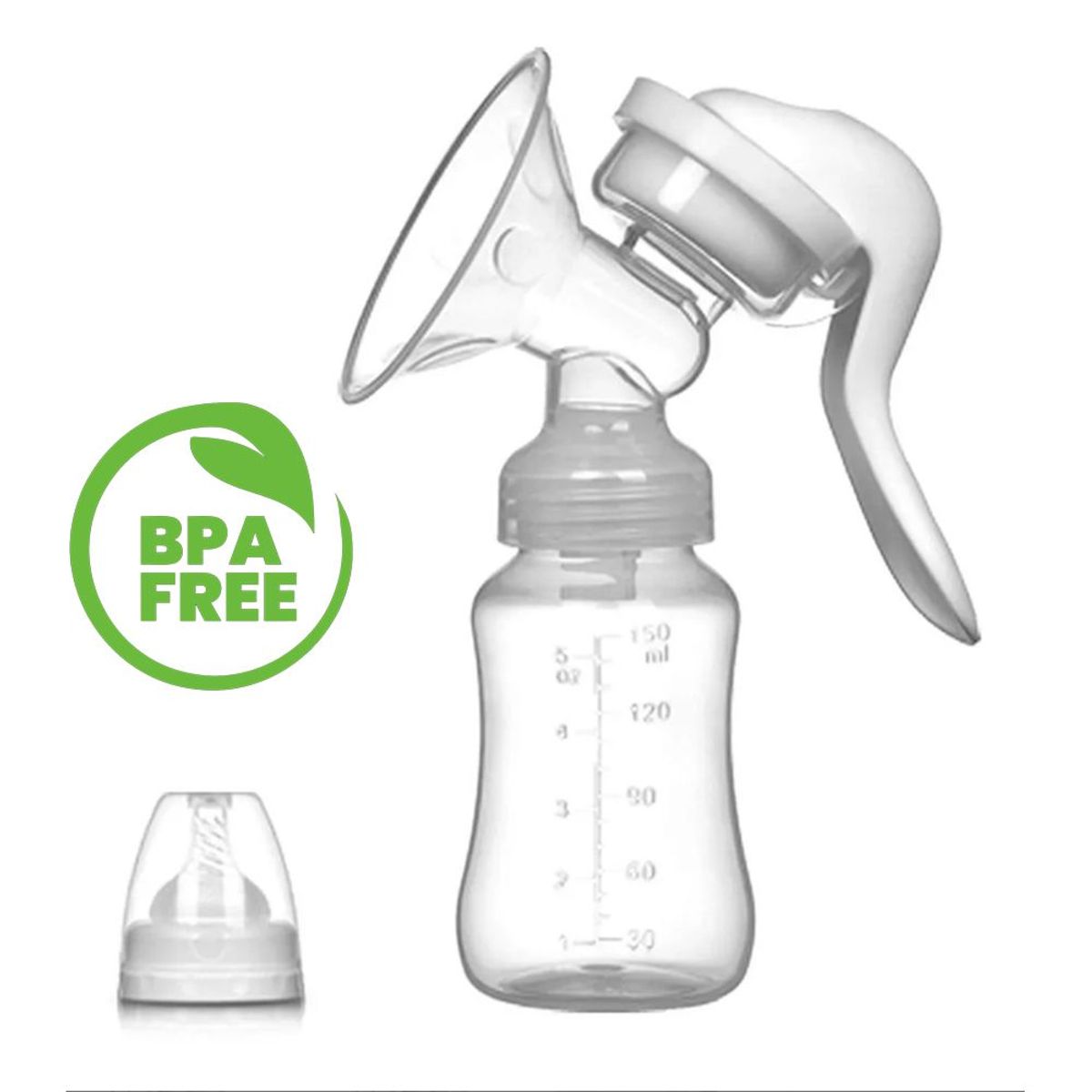 GENERICO - Extractor Manual De Leche Materna 2 En 1 Boogy Bebes