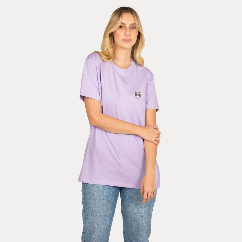 CIAMPINO - Camiseta Básica Perezoso - Lila