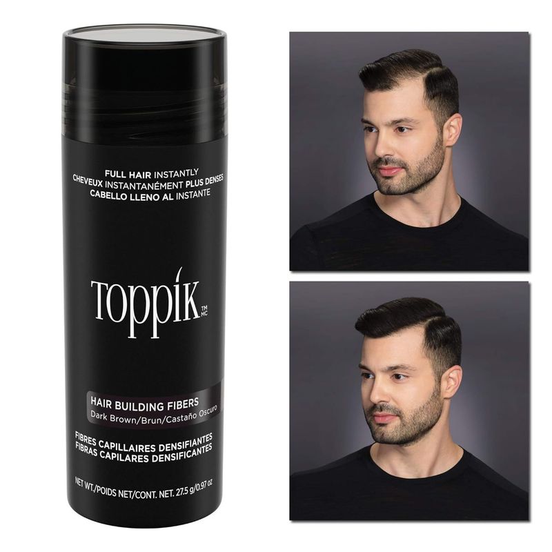 TOPPIK - Tarro Fibra Capilar Color Negro 27.5 gr Toppik