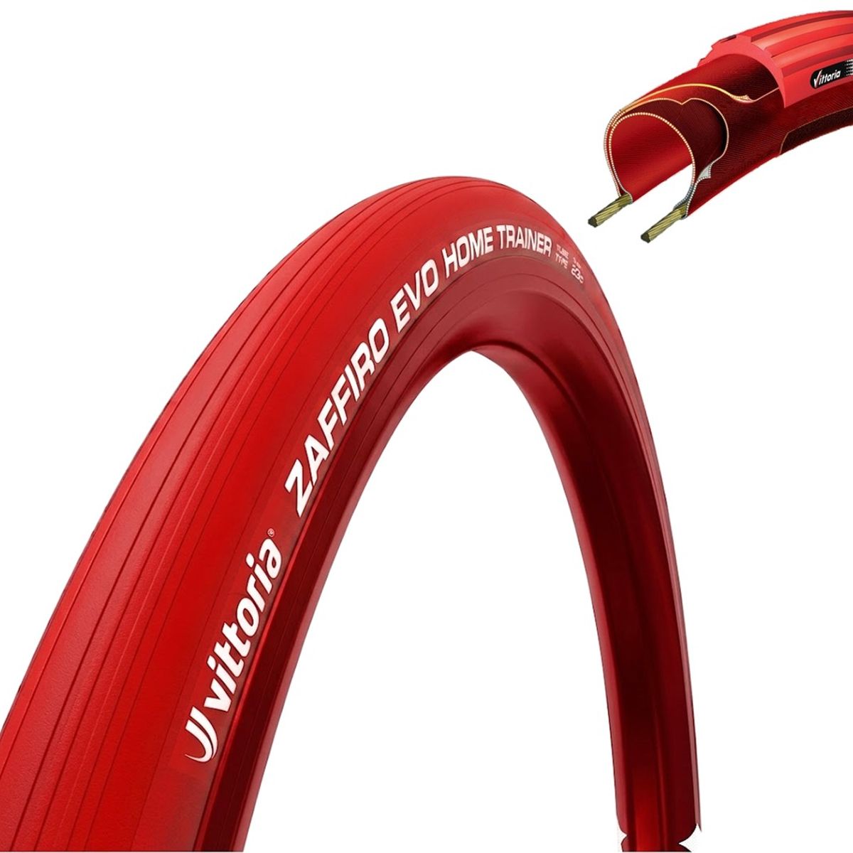 VITTORIA - Llanta Vittoria 700 X 23 Zaffiro Trainer Rodillo Simulador