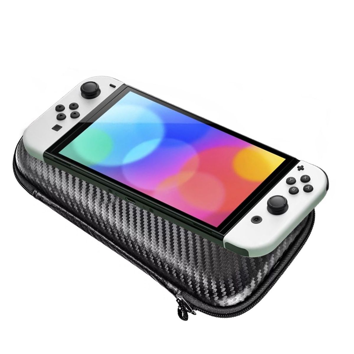 GENERICO - Estuche o Funda Nintendo Switch 13 en 1 Combo Oled