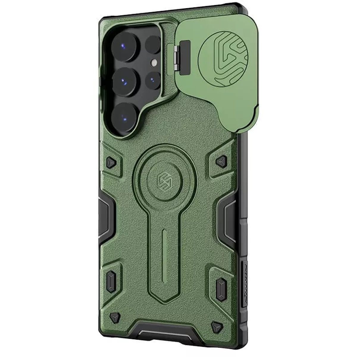 NILLKIN - Estuche Nillkin Armor Prop Compatible Samsung S24 Ultra Verde