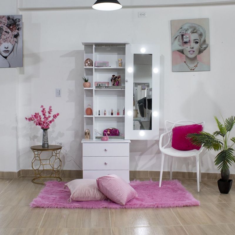 GENERICO - Tocador hollywood amatista mini tk mobiliario