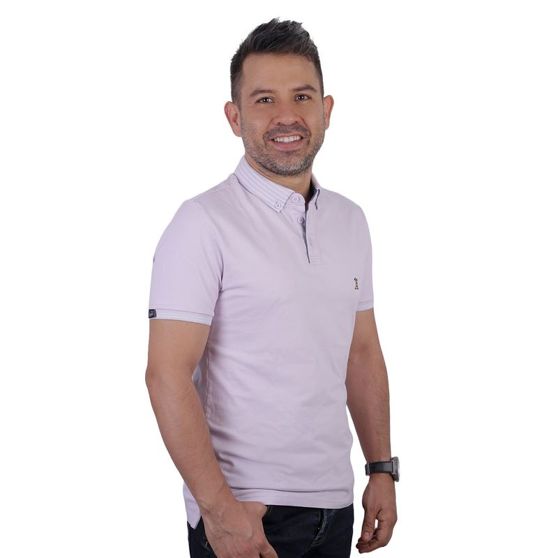 APOSTOL QC - POLO LILA HOMBRE APOSTOL QC