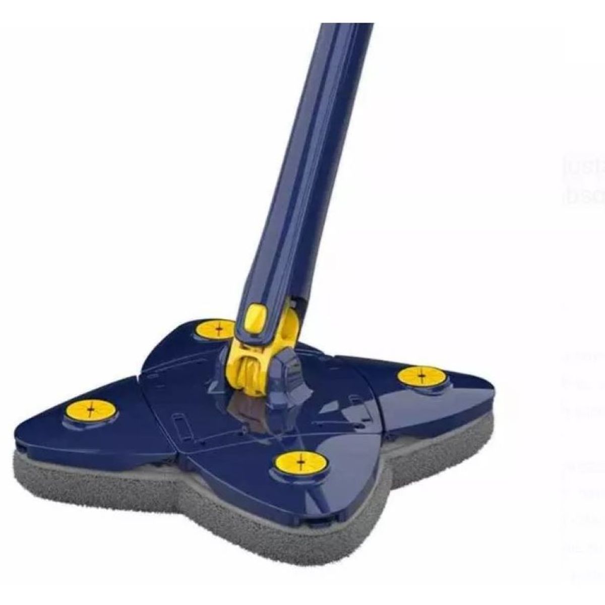 GENERICO - Trapero Limpiador Ajustable 360 Esponja Triangular